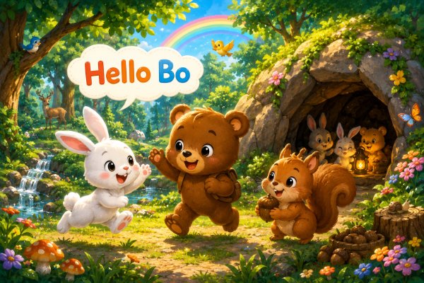 🐻 Little Bear and the Happy Forest 🌳