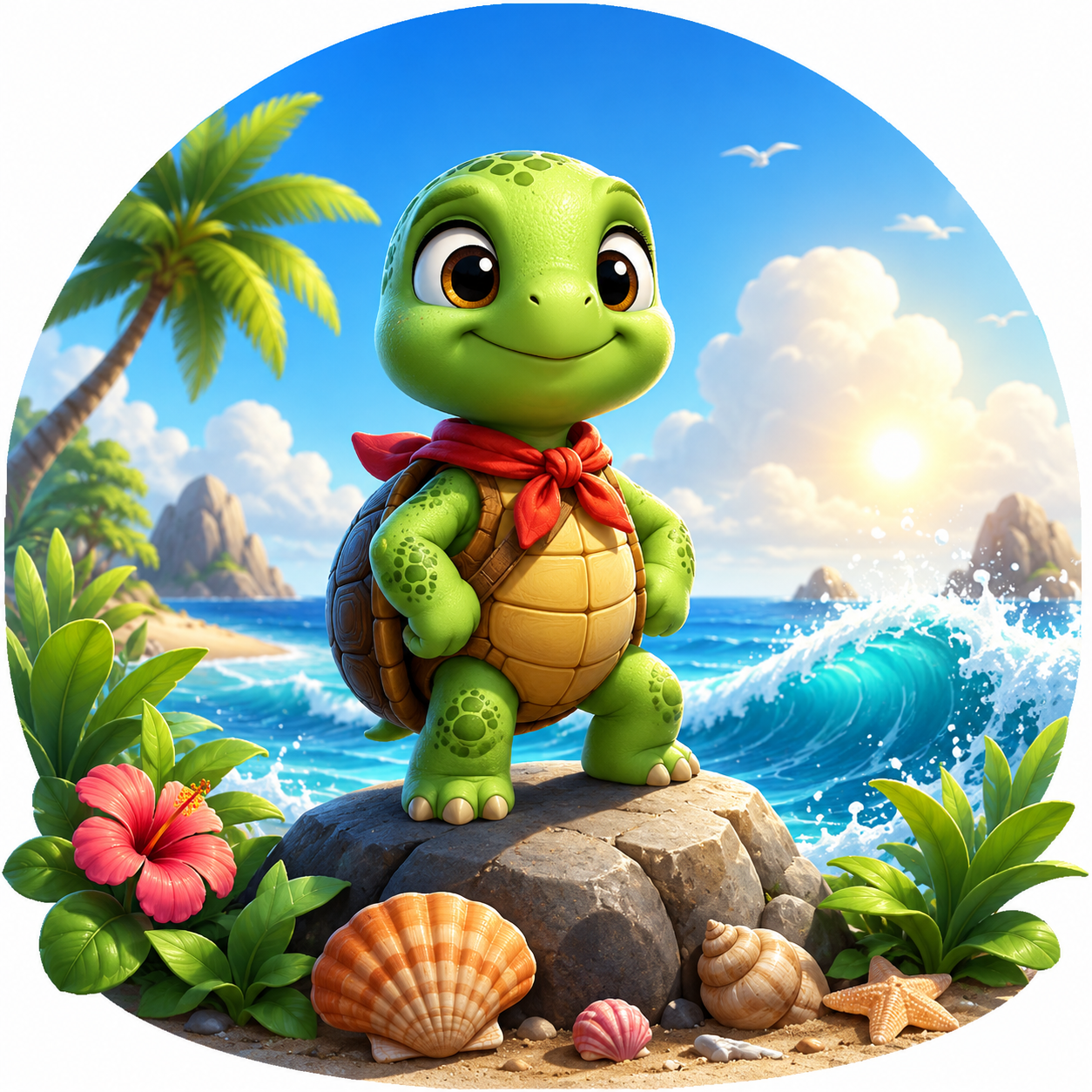 The Brave Tiny Turtle