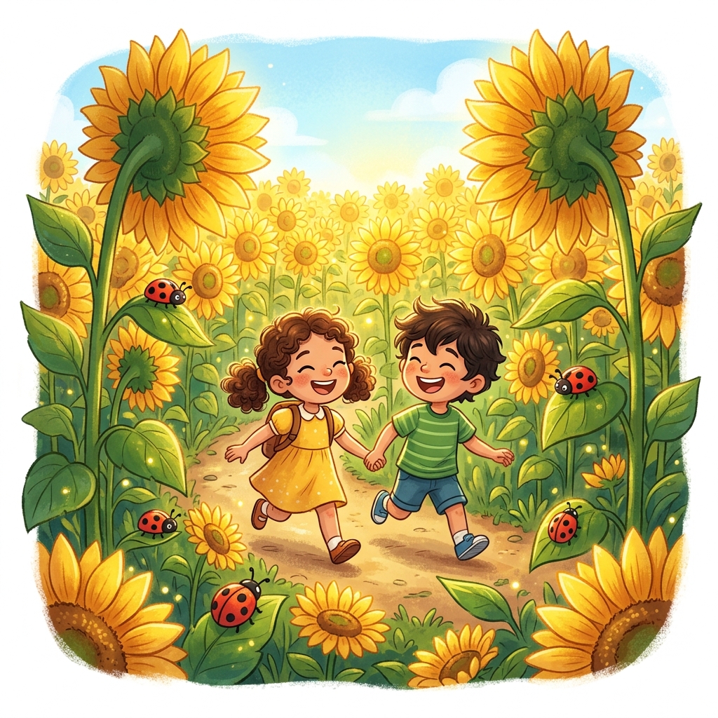 The Giant Sunflower Maze